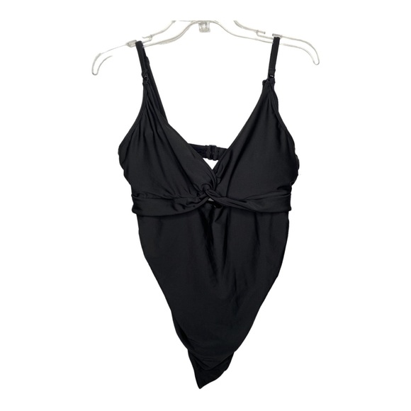 Old Navy Black One Piece Bathing Suit Size XL - Picture 1 of 6